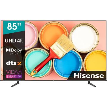 HISENSE Televizor LED Smart HISENSE 85A6BG, 215 cm, Ultra HD 4K, HDR10, Negru