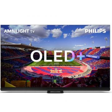Televizor OLED Philips 139 cm (55inch) 55OLED908/12, Ultra HD 4K, Smart TV, Ambilight, WiFi, CI+