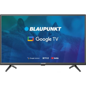Televizor Smart Blaupunkt 32HBG5000S, Google TV, HD LED, 81 cm, Clasa F, Negru