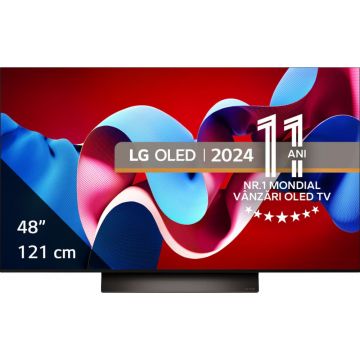Televizor Smart OLED LG 48C41LA, 121 cm, Ultra HD 4K, Clasa G