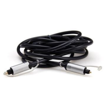 Cablu audio optic Serioux Premium, Toslink, 1.5m, negru