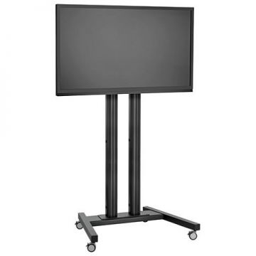 Stand TV podea mobil TD1544 / TD1844 / TD2044 Black max. 160 kg