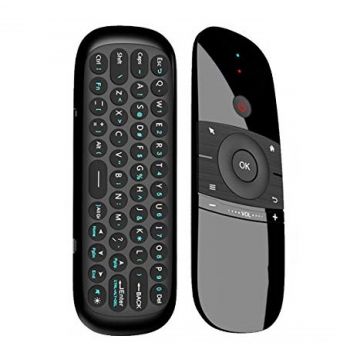 Telecomanda si Tastatura Wireless, cu Air Mouse, AM-2019, Neagra