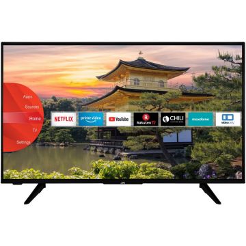 Televizor LED JVC 43VU3101, 108cm, Smart TV, 4K Ultra HD, Clasa G
