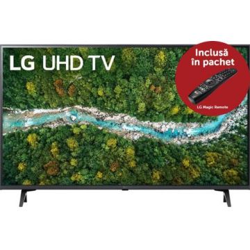 Televizor LED LG 109 cm (43inch) 43UP77003LB, Ultra 4K, Smart TV, WiFi, CI+