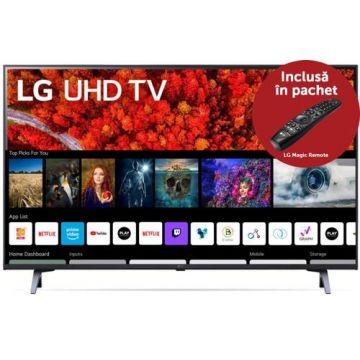 Televizor LED LG 109 cm (43inch) 43UP80003LR, Ultra HD 4K, Smart TV, WiFi, CI+