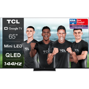 Televizor MiniLed TCL 65C835, 164 cm, Smart Google TV, 4K Ultra HD, 100hz, Clasa G