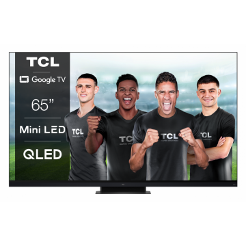 Televizor MiniLed TCL 65C935, 164 cm, Smart Google TV, 4K Ultra HD, 100hz, Clasa G