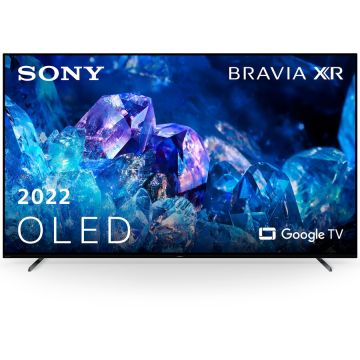 Televizor OLED Sony 55A80K, 139 cm, Smart Google TV, 4K Ultra HD, 100Hz, Clasa G