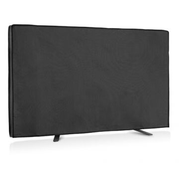 Husa de exterior pentru televizor 49-50 inch, Kwmobile, Negru, Poliester, 55239.01