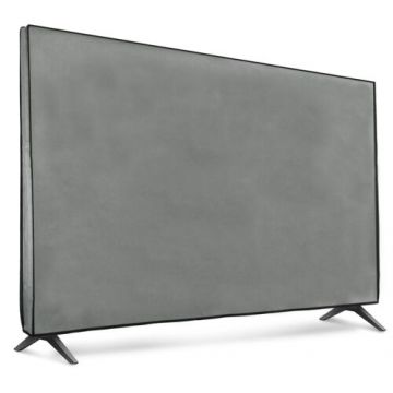 Husa de praf pentru televizor 65 inch, Kwmobile, Gri, Textil, 51704.25