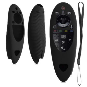 Husa pentru telecomanda AN-MR500, Kwmobile, Negru, Silicon, 58158.01 Husa pentru telecomanda AN-MR500, Kwmobile, Negru, Silicon, 58158.01