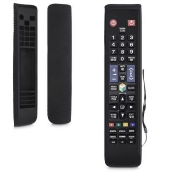 Husa pentru telecomanda BN59-01178R, Kwmobile, Negru, Silicon, 57417.01