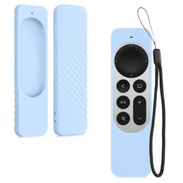 Husa pentru telecomanda TV 4K 2021 (2nd Generation), Kwmobile, Albastru, Silicon, 58451.23