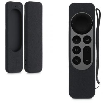 Husa pentru telecomanda TV 4K 2021 (2nd Generation), Kwmobile, Negru, Silicon, 57414.01 Husa pentru telecomanda TV 4K 2021 (2nd Generation), Kwmobile, Negru, Silicon, 57414.01