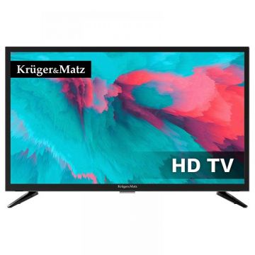 Televizor 61 cm Kruger Matz HD Semnal Digital Negru