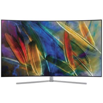 Televizor curbat, Smart QLED, Samsung QE55Q7C, 138 cm, Ultra HD 4K