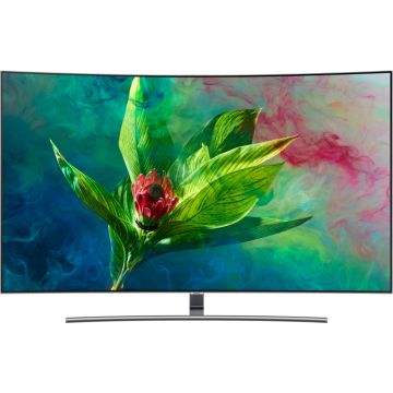 Televizor curbat, Smart QLED, Samsung QE55Q8CN, 138 cm, Ultra HD 4K