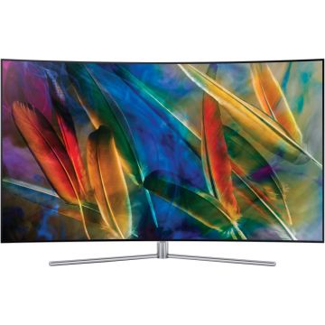 Televizor curbat, Smart QLED, Samsung QE65Q7C, 163 cm, Ultra HD 4K