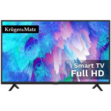 Televizor LED Kruger&Matz 109 cm (43inch) KM0243FHD-S6, Full HD, Smart TV, WiFi