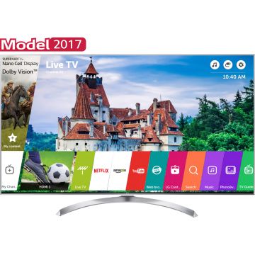 Televizor Smart LED, LG 49SJ810V, 123 cm, Ultra HD 4K