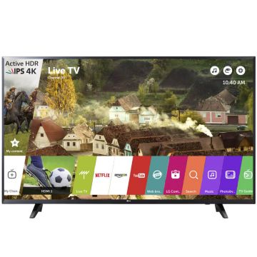 Televizor Smart LED, LG 55UJ620V, 139 cm, Ultra HD 4K