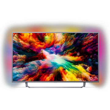 Televizor Smart LED, Philips 43PUS7303/12, 108 cm, Ultra HD 4K, Android