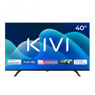KIVI Televizor KIVI LED 40F730QB, 102 cm, Smart Android TV, Full HD, Clasa E