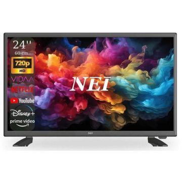 Nei Televizor LED Nei, 24NE4900, 60 cm, Wi-Fi, HD, Smart, VIDAA, Negru