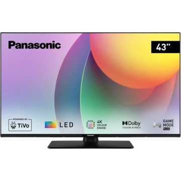 Televizor LED Panasonic Smart TV TB-43W60AEZ Seria W60AEZ 108cm negru 4K UHD HDR Televizor LED Panasonic Smart TV TB-43W60AEZ Seria W60AEZ 108cm negru 4K UHD HDR