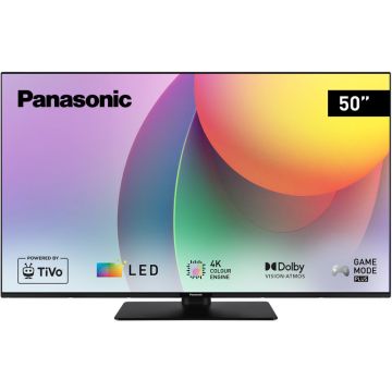 Televizor LED Panasonic Smart TV TB-50W60AEZ Seria W60AEZ 126cm negru 4K UHD HDR