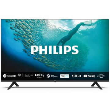 Televizor LED Philips Smart TV 55PUS7009/12 Seria PUS7009/12 139cm negru 4K UHD HDR