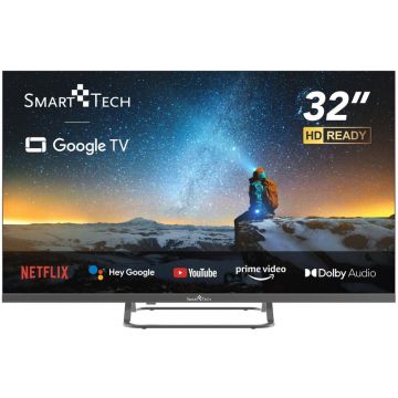 Televizor LED Smart Tech Smart TV 32HG01V Seria HG01V 80cm gri HD Ready