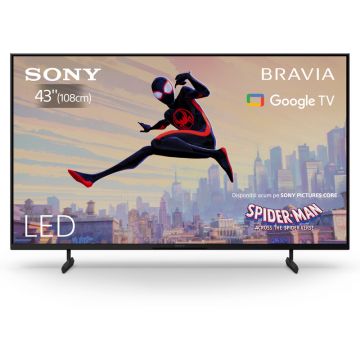 Televizor LED Sony Bravia Smart TV KD-43X80L Seria X80L 108cm negru 4K UHD HDR
