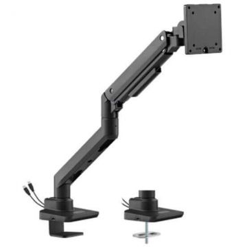 Blackmount Suport monitor de masa Heavy-Duty cu port USB-A/USB-C, Blackmount MNT69USB, 17-49, max.20kg, negru
