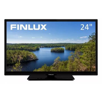 Finlux Televizor Finlux 24FHH4121, LED, 60 cm, HDMI, 1366 x 768 pixeli, clasa energetica E, Negru