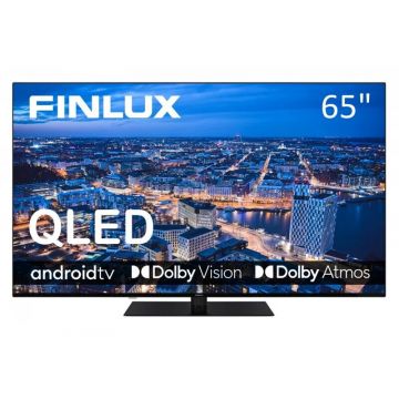 Finlux Televizor Finlux 65FUH7161, QLED, 4K UHD, Smart, 165 cm, 3840x2160 pixeli, Negru