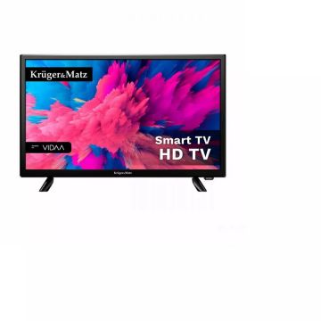 Kruger&Matz Televizor Kruger&Matz Smart KM02224-V, LED TV, 61 cm, 1366x768 pixeli, Negru