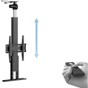Multibrackets Suport TV motorizat cu telecomanda Multibrackets MB-6787, diagonala 32-55, max.45kg , negru