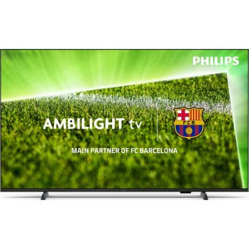 Philips Smart TV Philips 50PUS8009/12, LED, 50 inch, 4K Ultra HD, Titan OS, Ambilight, 3840 x 2160 pixeli, Negru