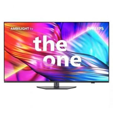 Philips Televizor LED Philips43PUS8919-12, 109 cm, Ultra HD 4K, Smart TV, Ambilight, WiFi, CI+, 3840 x 2160 pixeli, clasa energetica G, Gri Antracit