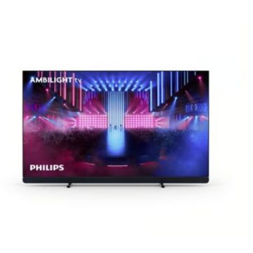 Philips Televizor Philips 77OLED909,  4K Ambilight tv, OLED, 194 cm, HDR, Smart TV, 3840x2160 pixeli, 120 Hz, Negru