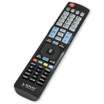 Savio Telecomanda Savio RC-11 Telecomanda control Infrarosu Wireless TV LG, Negru