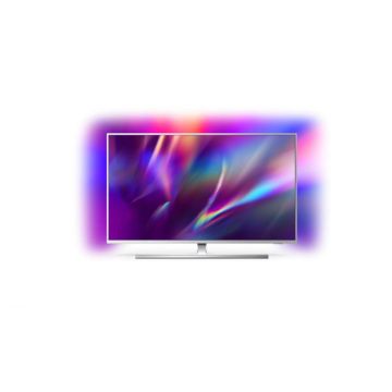 Televizor, Philips, Ambilight, 58PUS8545/12, 2020, 146CM, LED, Smart TV ,4K, Argintiu, Plat, Android, Mirroring Android, Quad core, HDR10+/HLG,50 Hz, DVB-T/T2/T2-HD/C/S/S2, 2, 20 W, Subwoofer integrat: Nu, Wi-Fi,Bluetooth, 1 x RJ-45, 1 x S/PDIF, CI+