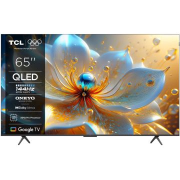 Televizor TCL QLED 65T8C, 164 cm, Smart Google TV, 4K Ultra HD, (Model 2025)