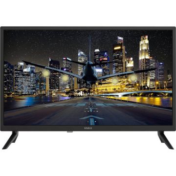 VIVAX Televizor Non-Smart LED, Vivax TV 24LE115T2S2, 60 cm, HD, Clasa F, Negru