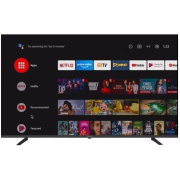 VIVAX Televizor Smart LED, Vivax 50UHD10K, 126cm, Ultra HD 4K, Clasa G, Negru