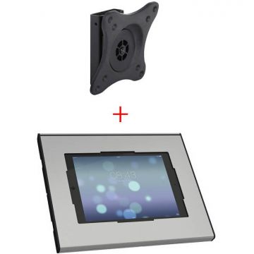 VOGEL`S Suport tableta de perete cu Multibrackets 3497 si Vogel's PTS2010, securizat, rotabil in jurul axului 360 grade