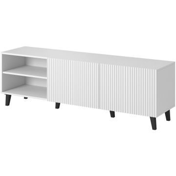 Cama MEBLE Comoda TV Cama Meble Pafos, 150x42x52cm, Alb mat