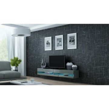 Cama MEBLE Comoda TV Cama Meble Vigo New, 30/180/40 cm, Gri